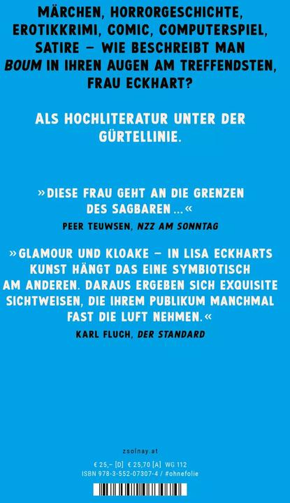 Produktbild Boum (Deutsch, Lisa Eckhart, 2022)