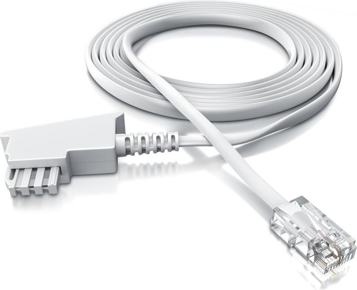 Actual product image CSL Telephone cable, TAE-F plug to RJ45 plug