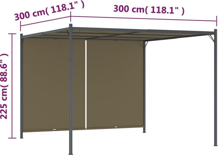 Image du produit VidaXL Kriste (300 cm, 300 cm)