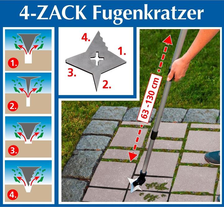 Actual product image Wenko 4-Zack-Fugenkratzer