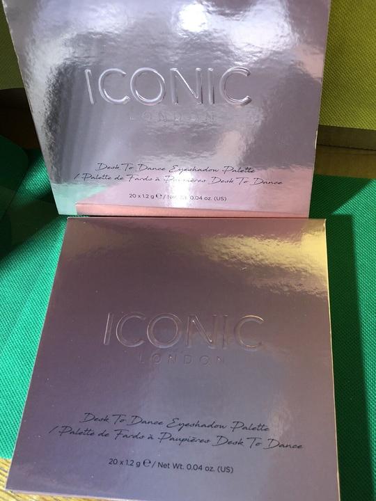 Actual product image Iconic London Desk To Dance Eyeshadow Palette with 20 Shades of Shimmers