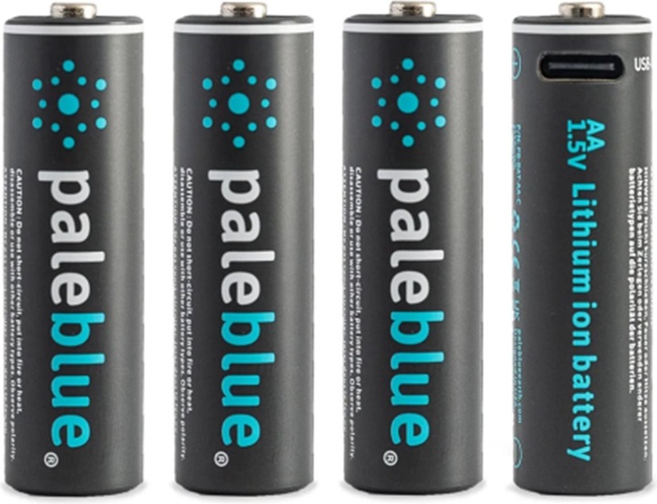 Pale Blue AA USB-C (4 pcs., AA, 1700 mAh)