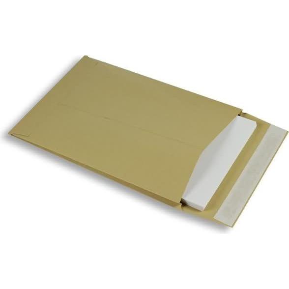 Thumbnail - Blanke, Versandtasche + Luftpolstertasche, Faltentaschen 250x353x20mm B4 130g/qm haftklebend VE=250 St. braun (250 x)