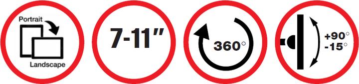 Actual product image Reflecta Tabula Desk Universal Tablet Stand