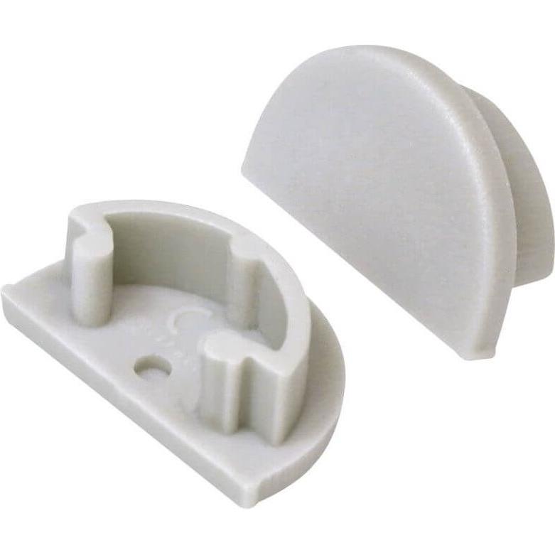 Kanlux, Accessori per illuminazione, 26594 STOPPER-O Profilo ad H per strisce LED