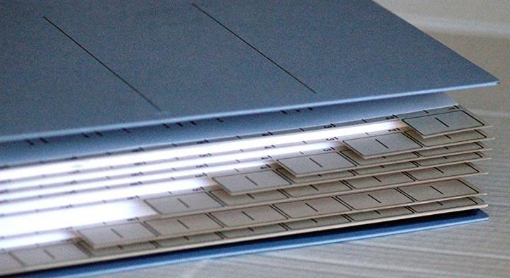 Actual product image Plus Japan Zero Max Folder grey cardboard 1-10 cm DIN A4 (A4, 100 mm, 1 Piece)