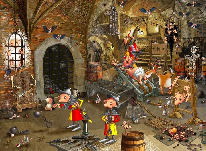 Immagine prodotto Grafika Puzzle 2000 pezzi François Ruyer: Dungeon (2000 pezzi)