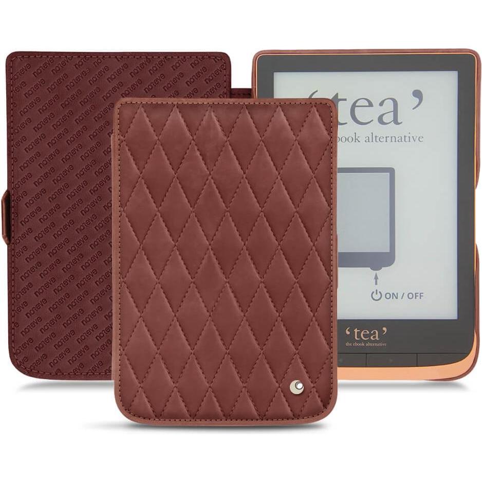 Noreve Lederschutzhülle horizontal (Touch HD Plus), Tablet Hülle, Rot