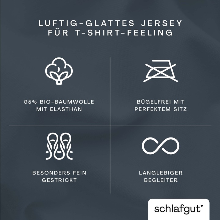Image du produit schlafgut Knitted Jersey (Housse de couette, 70 x 90 cm)