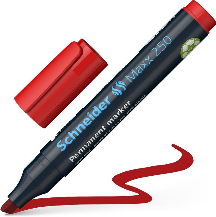 Produktbild Schneider Permanentmarker Maxx 250 Strichstärke: 2-7 mm Schreibfarbe: rot (1x)