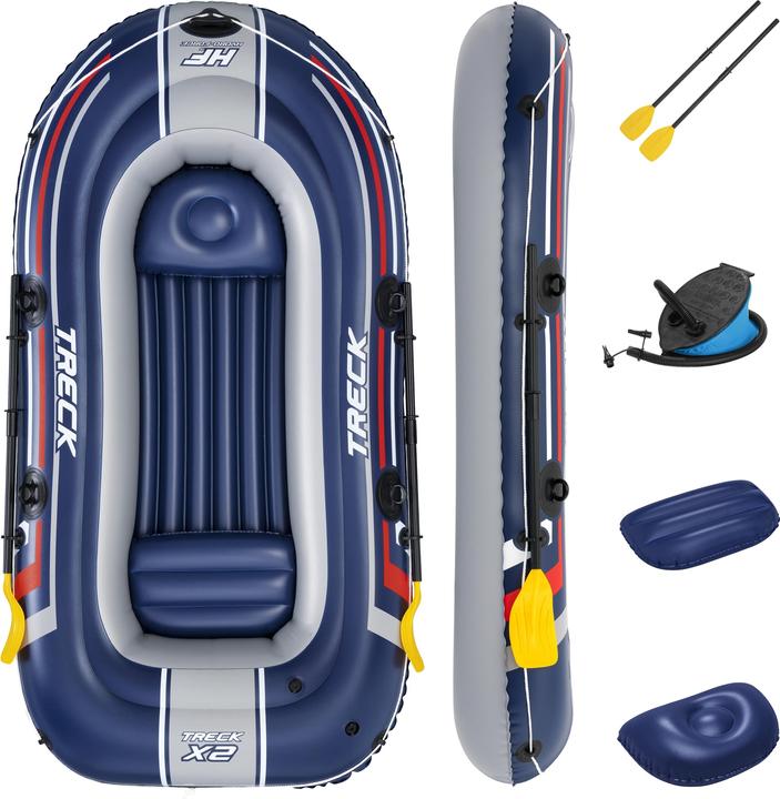 Immagine prodotto Bestway Set di gommoni Hydro-Force™ Treck X2 255 x 127 x 36 cm (255 cm, 3 pers.)