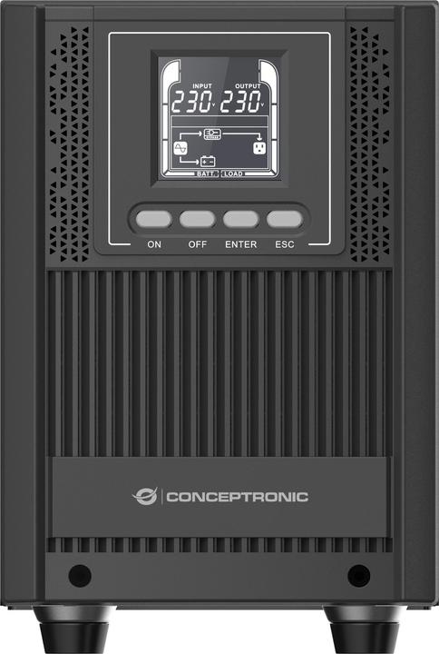Immagine prodotto Conceptronic ZEUS UPS 2000VA UPS online, porta IEC EPO (2000 VA, 1800 W, Doppio convertitore online UPS)