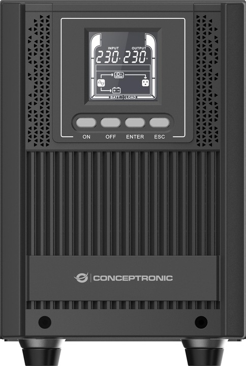 Actual product image Conceptronic ZEUS UPS 2000VA Online UPS,IEC EPO Port (2000 VA, 1800 W, Online double converter UPS)