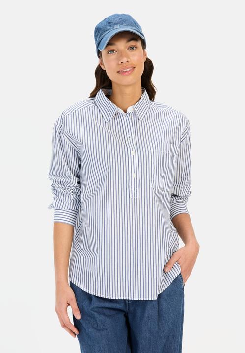 Produktbild Camel Active Gestreifte Bluse aus Baumwolle (XXL)