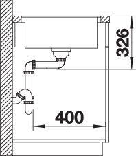 Produktbild Blanco Metra 5 S-F (49 cm, 85 cm)