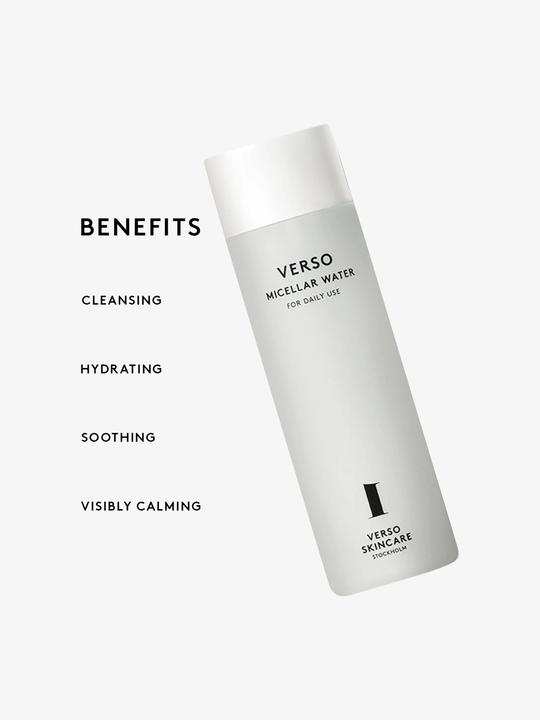 Actual product image Verso Micellar Water (Facial cleansing wipes, 200 ml)