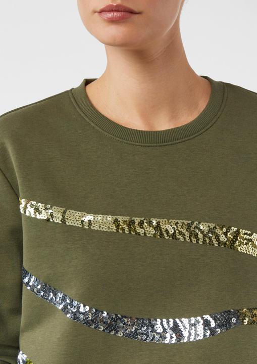 Produktbild Comma Sweatshirt Sweatshirt mit Pailletten-Artwork (32)