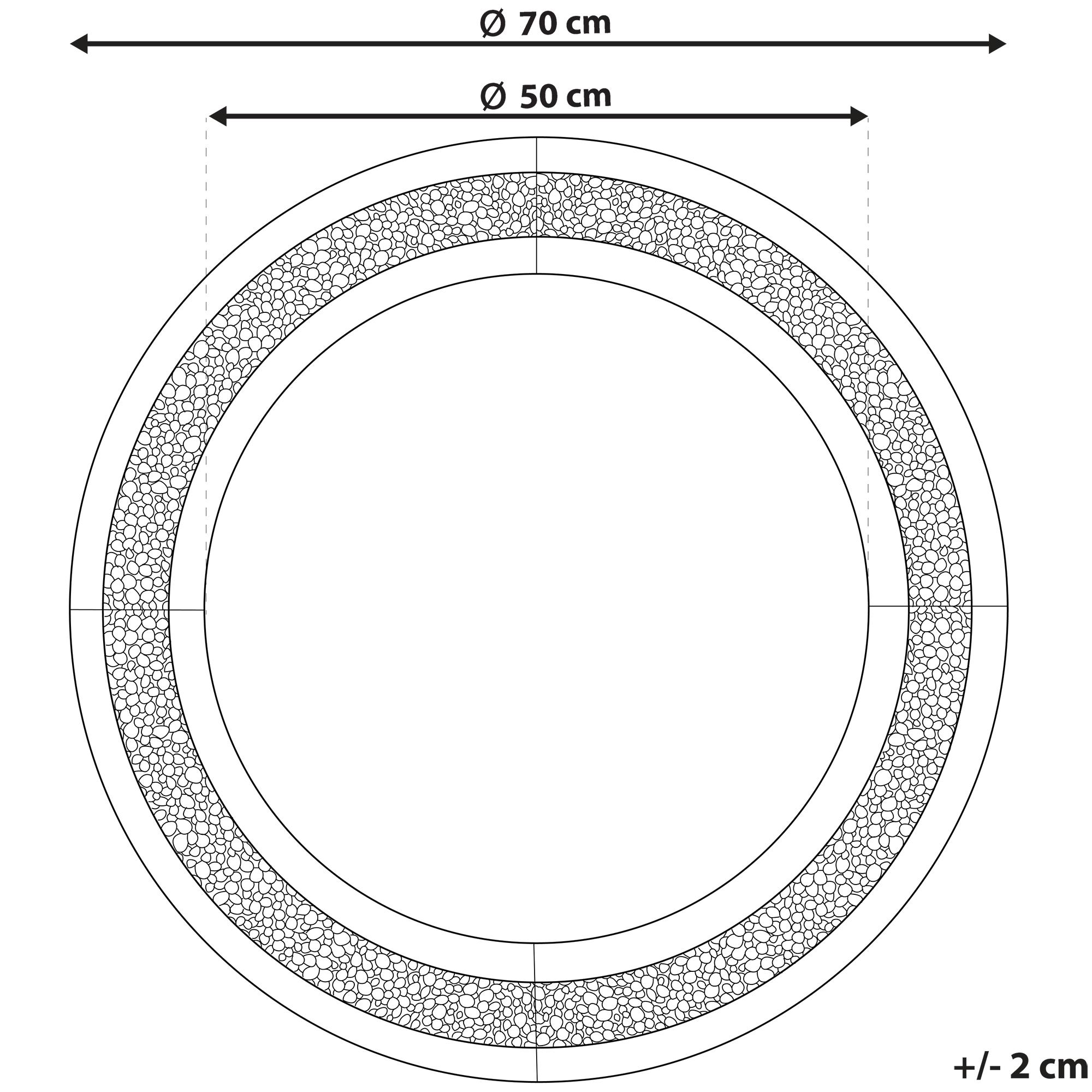 Thumbnail - Beliani, Spiegel, Erbray (70 x 2 cm)