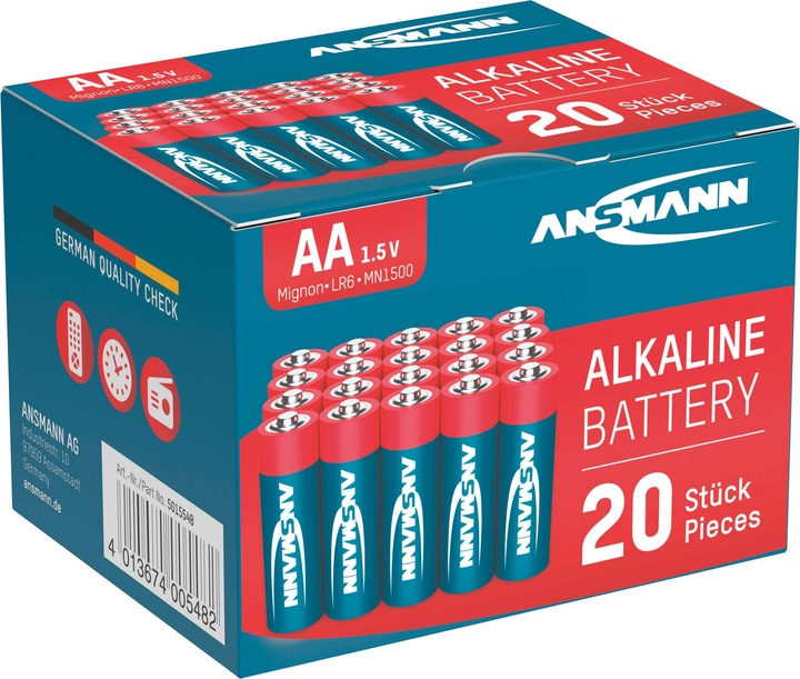 Produktbild Ansmann LR6 Mignon (20 Stk., AA)
