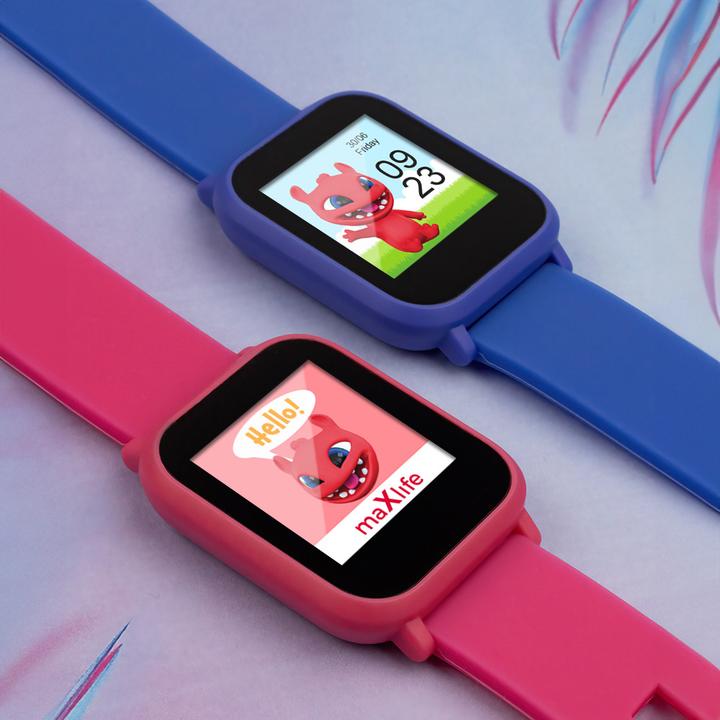 Actual product image Maxlife smartwatch Kids MXSW-200 blue