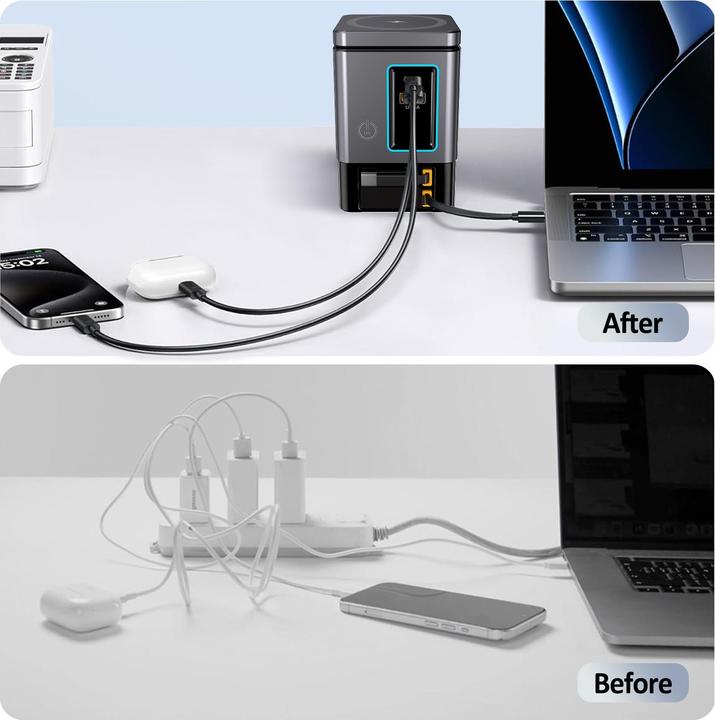 Actual product image Plutoos 6-in-1 Ladestation (105 W)