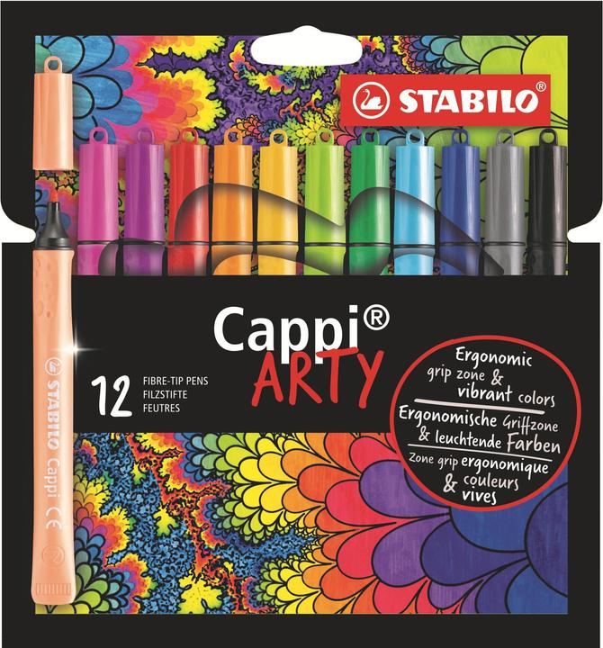Produktbild STABILO Pen 68 12er Kartonetui Arty (Sortiert, 12 x)