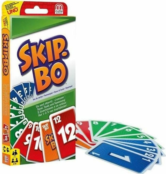 Actual product image Mattel Games Skip-Bo (Multilingual)