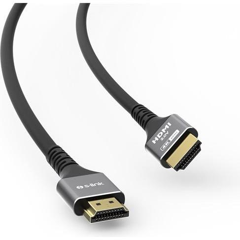 S-Link Kábel - SLX-HD4K03 (HDMI2.0 kábel, 4K/60Hz, apa/apa, aranyozott, 3m) (3 m), Cavo video, Oro