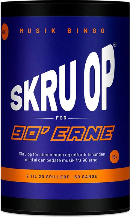 Immagine prodotto SMSCS Games Aps Skru op - Skru op for 90'erne (Skru op for 90'erne, Vol. 1)
