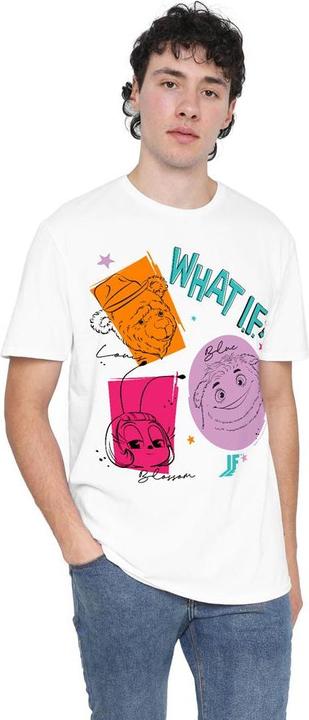 Actual product image IF Mens What Outline T-Shirt (L)