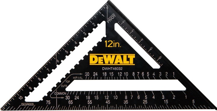 Actual product image DeWalt Aluminium roof scale 12" (DWHT46032-0) (304.80 mm)