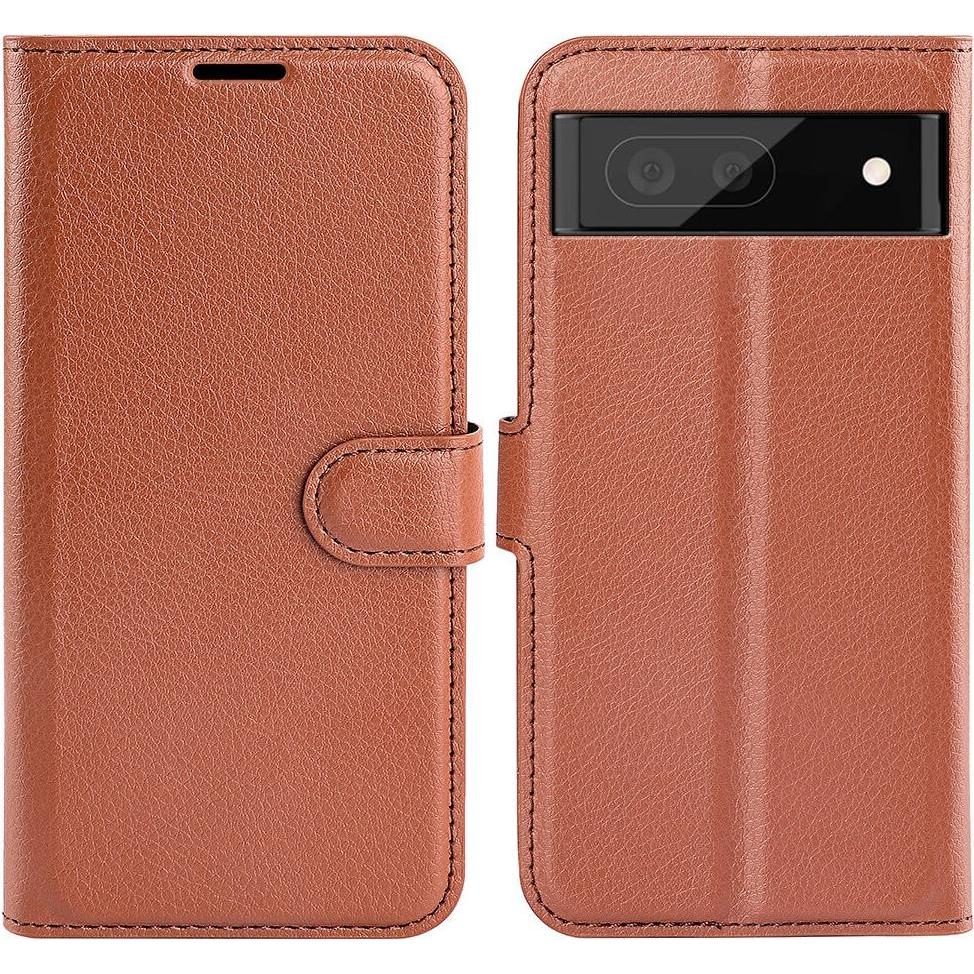 Cover-Discount Google Pixel 7 Pro - Leder Etui Hülle braun (Google Pixel 7 Pro), Smartphone Hülle, Braun