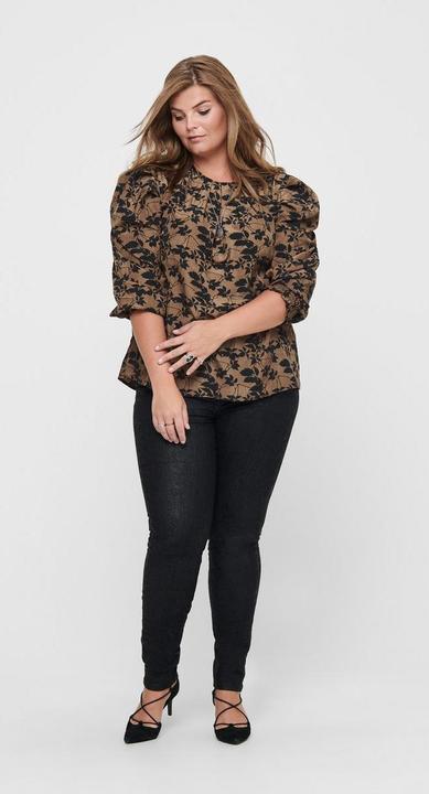 Actual product image Only Curvy Ecks Life Snake HW Skinny Fit Jeans