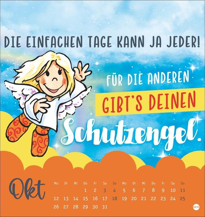 Produktbild SchutzengelPostkartenkalender2026 (Harter Einband, Deutsch)