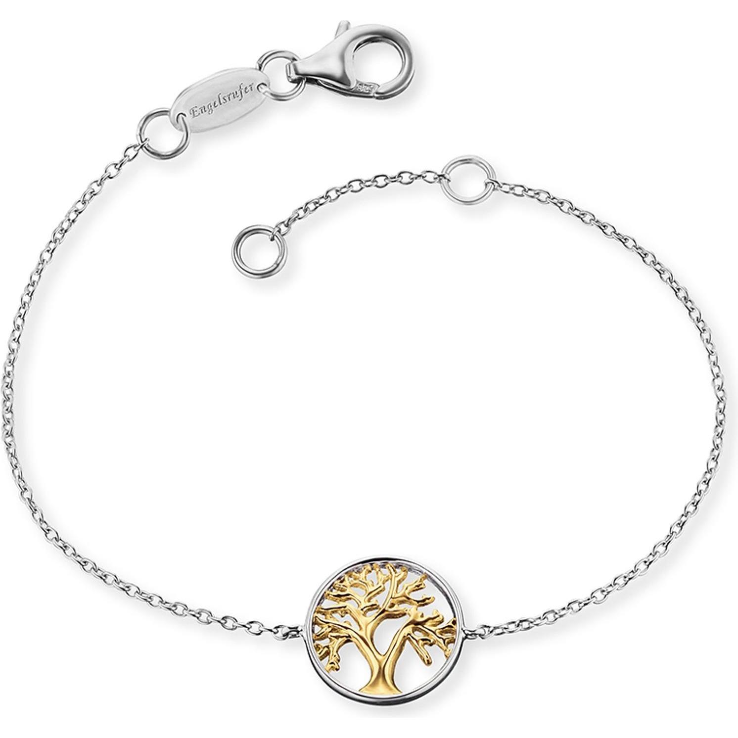 Engelsrufer, Armschmuck, Armband Lebensbaum, (17 cm, 925er Silber)