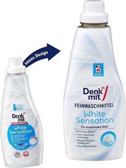 Produktbild dm Denkmit White Sensation (40 Waschgänge, Flüssigwaschmittel)