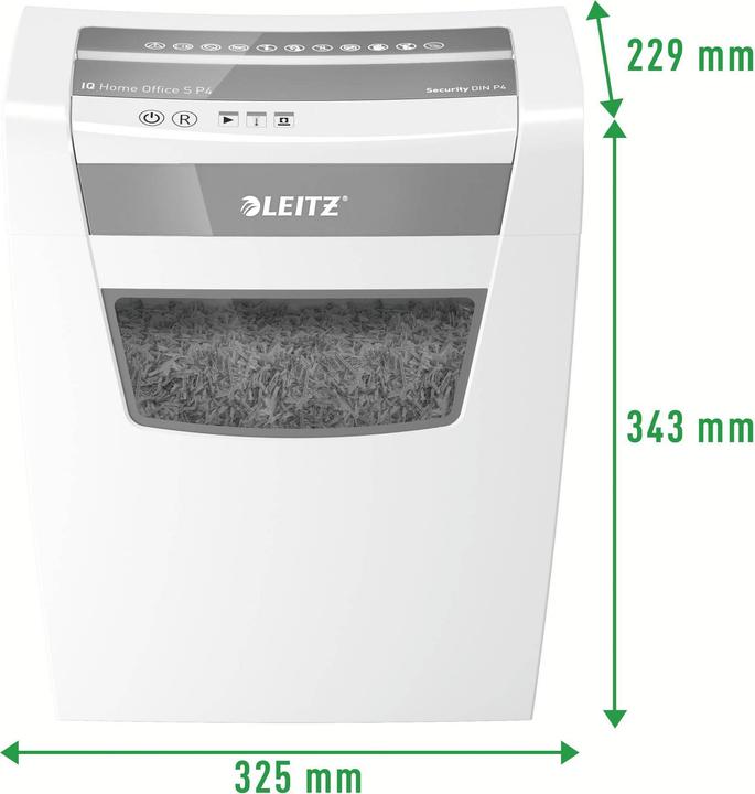 Actual product image Leitz Shredder IQ Home Office S P-4, 8 pages (Particle cut)