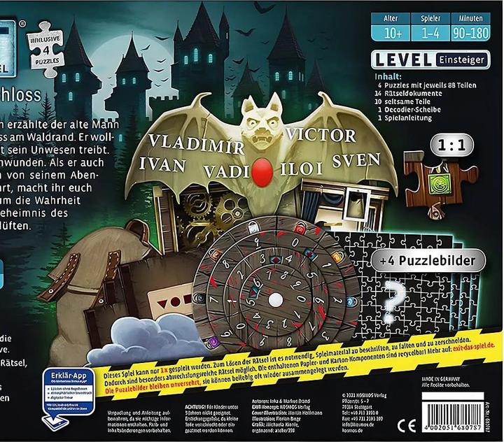 Produktbild Kosmos EXIT : Das dunkle Schloss (Deutsch, 1 - 4 Spieler)