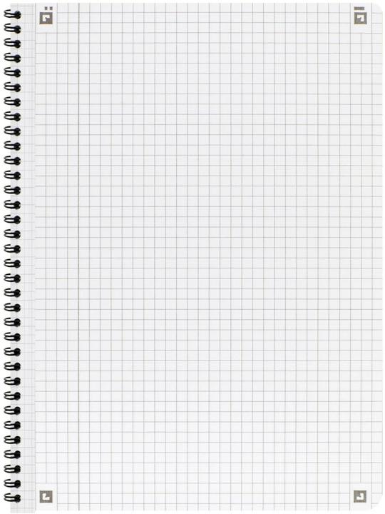Actual product image Oxford College notebook (B5, Checked, Hardcover)