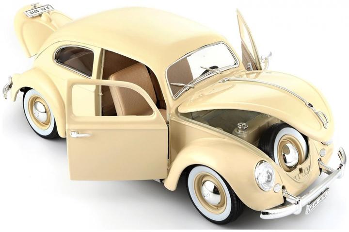 Actual product image Bburago 18-12029 1:18 VOLKSWAGEN KAFERT-BEETLE BLUE (4)