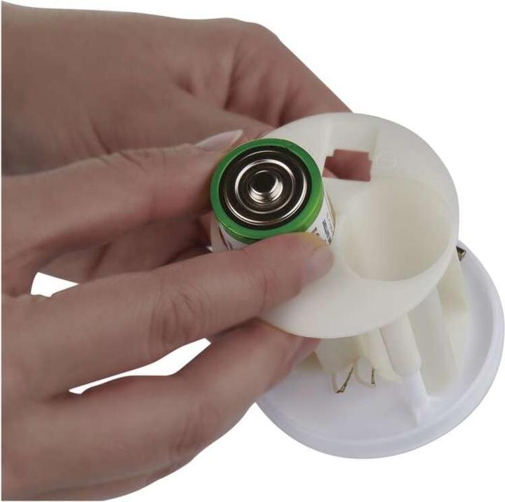 Produktbild Emos LED Grablicht rot, 2x C, Aussen und Innen, warmweiss, Timer (1 x)