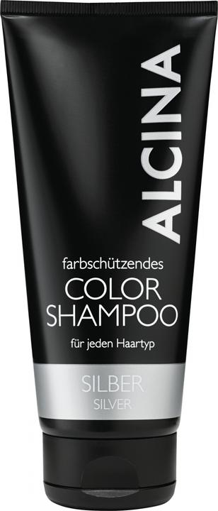 Alcina Silver Color Shampoo 200ml - Color-Protecting Care Shampoo for Light Blonde and Silver Hair - Shine (200 ml, Flüssiges Shampoo)