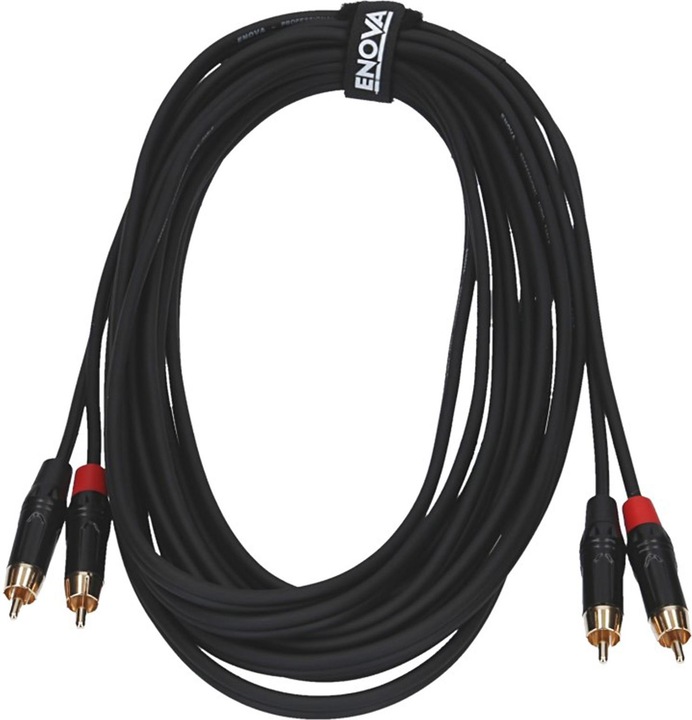 Produktbild Enova Cinch Kabel RCA, rot/schwarz, 7m, Stereo (7 m, Cinch)
