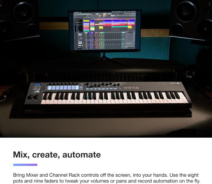 Image du produit novation Clavier FLkey 61 USB/MIDI pour FL Studio (Clavier)