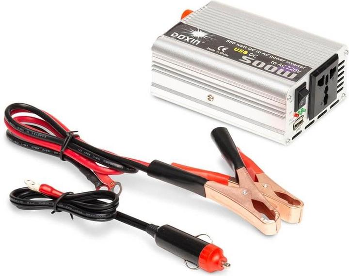 Actual product image Autosolar 500W Inverter 12V-DC to 230V-AC