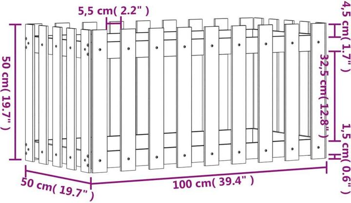Produktbild vidaXL Hochbeet