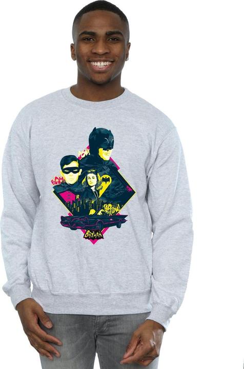 Produktbild Batman TV Serie Charakter Pop Art Baumwolle Sweatshirt (XXL)