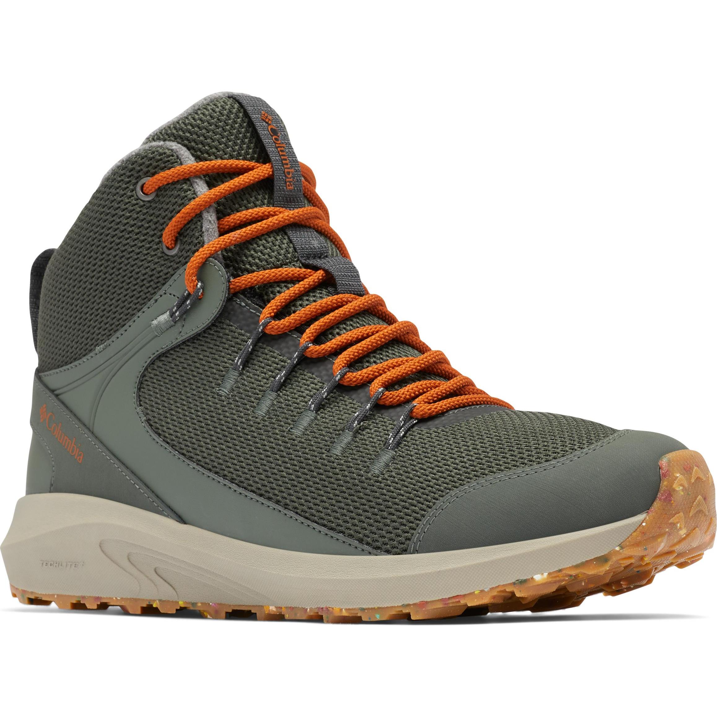 Columbia, Uomini, Scarpe da escursionismo, Trailstorm Mid Waterproof Omni Heat (44.5), Verde