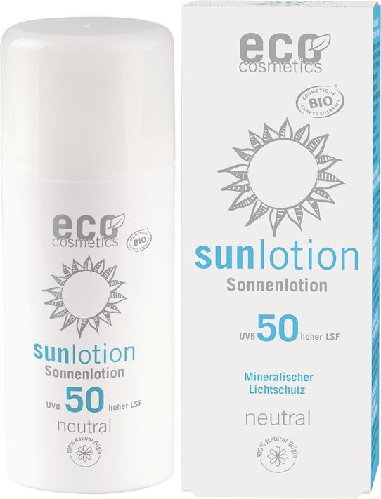 Actual product image Eco Cosmetics Sensitive (Suntan cream, SPF 50, 100 ml)
