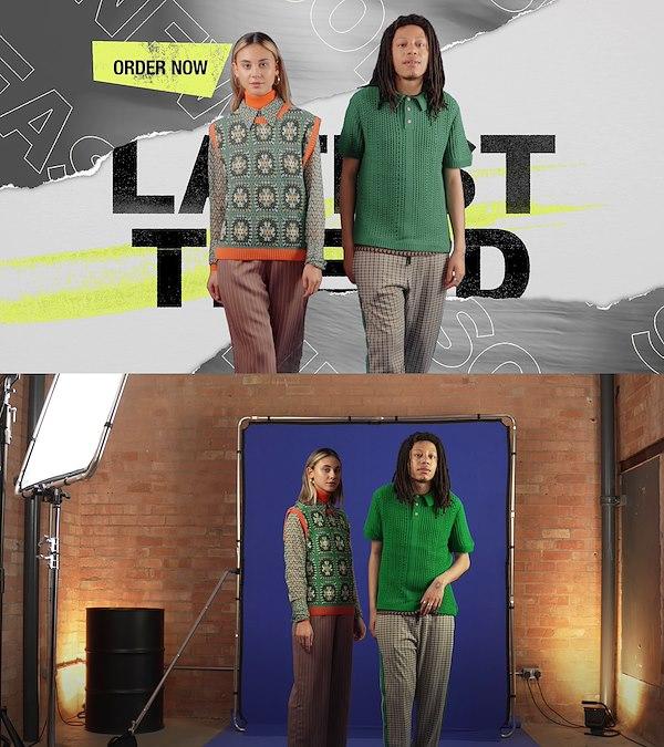 Produktbild Manfrotto EzyFrame 2 x 2.3m Chroma Key Blue (200 cm)